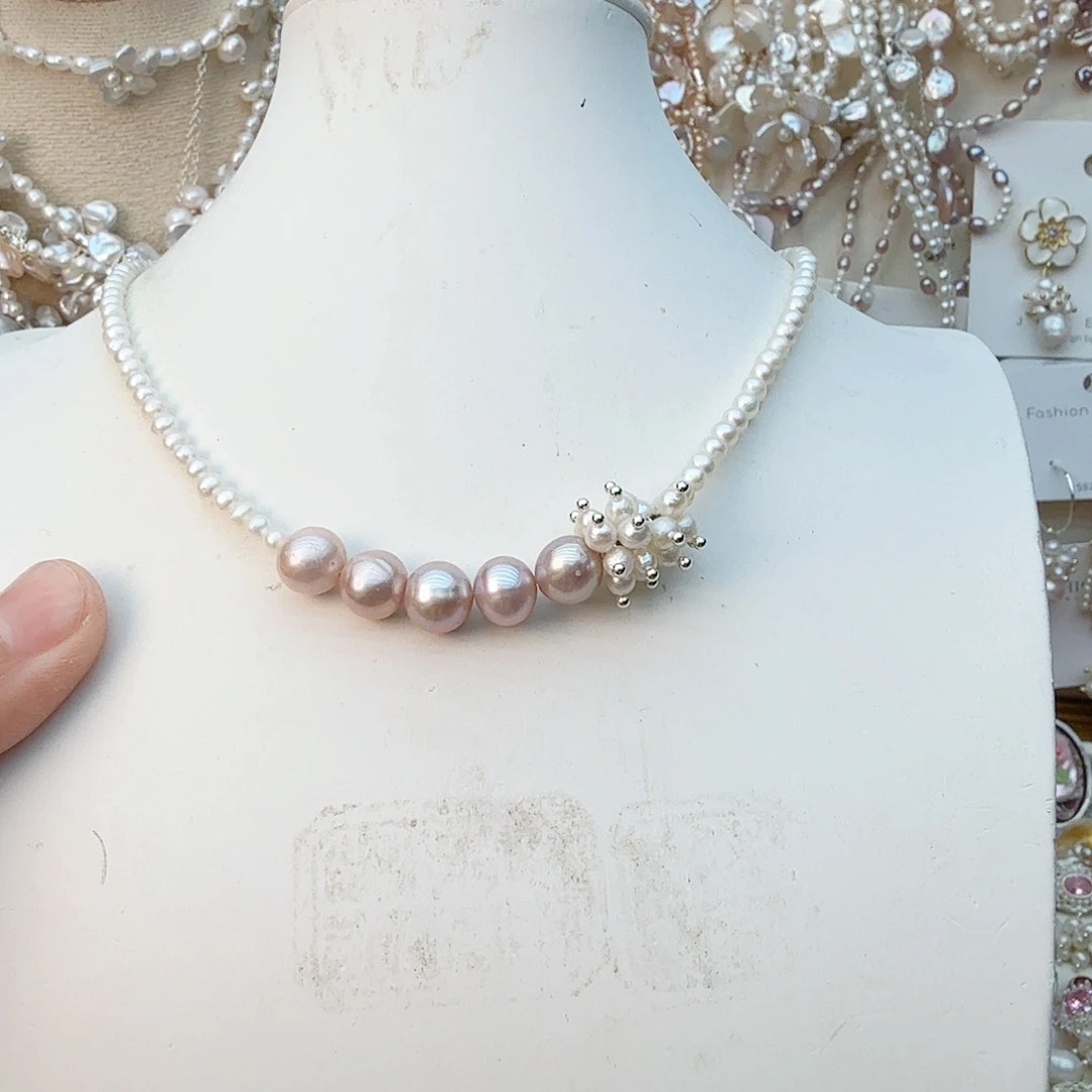 淡水珍珠未镶嵌颈饰