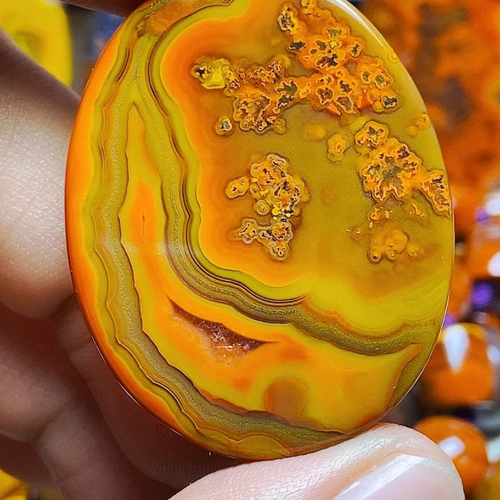 环***野玛瑙/玉髓未镶嵌颈饰