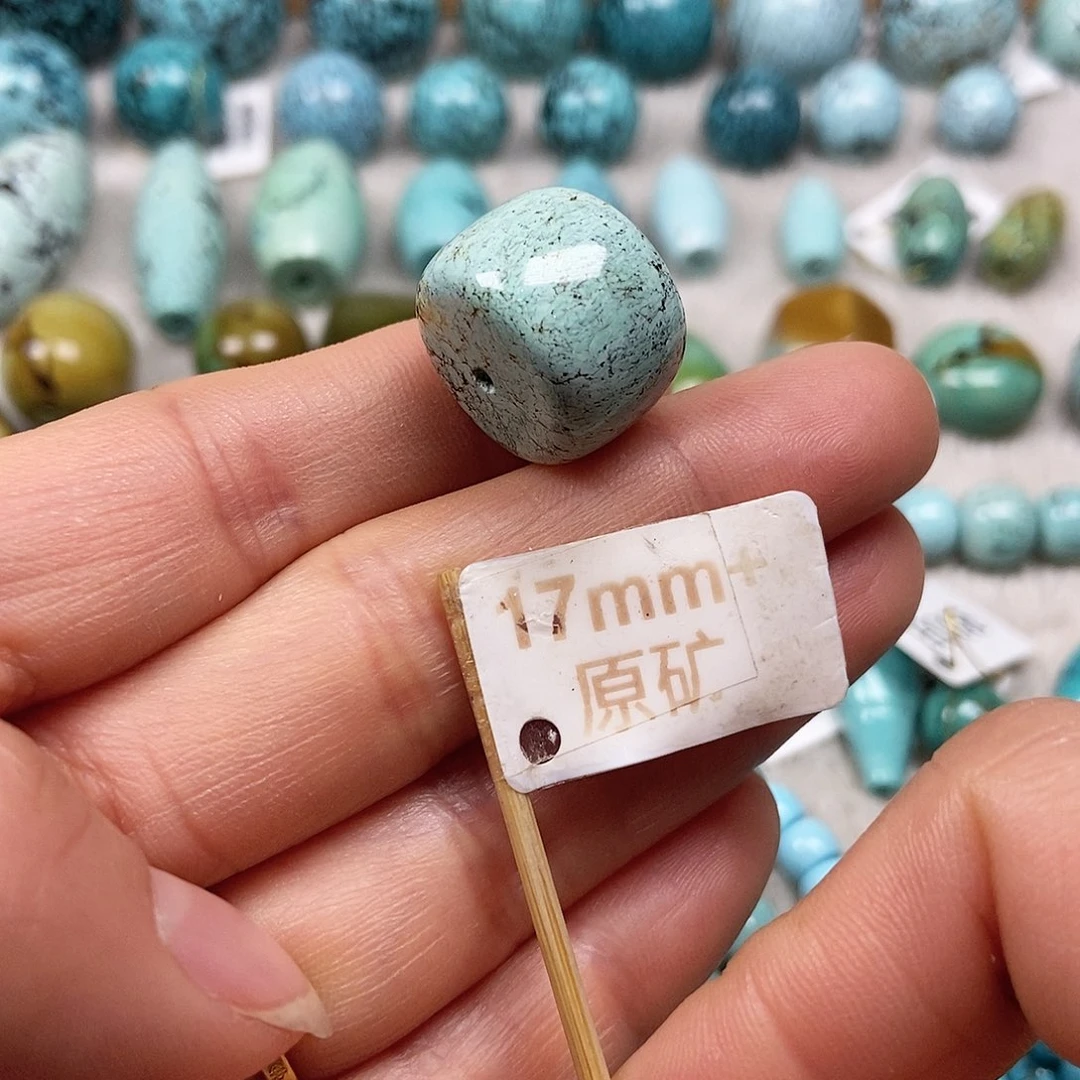 未镶嵌绿松石珠宝半成品