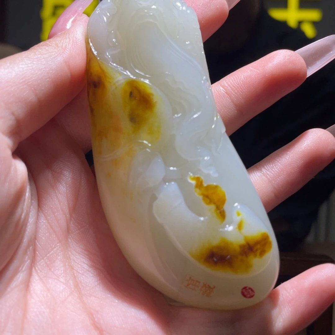 和田玉未镶嵌颈饰D2