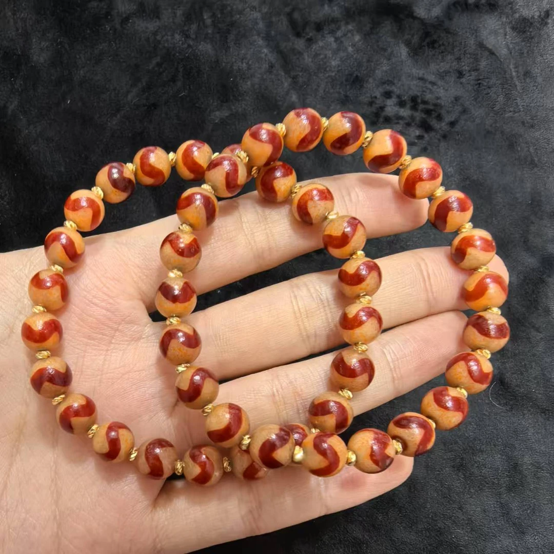 【曹美丽精选】 H65472-玛瑙diy手串（牙牙）-多样性发其一-8mm-