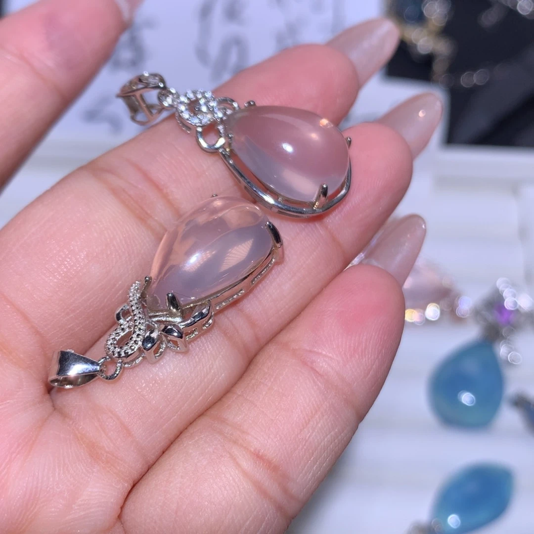 【闪购商品】水晶戒指银S925镶嵌微***?戒指