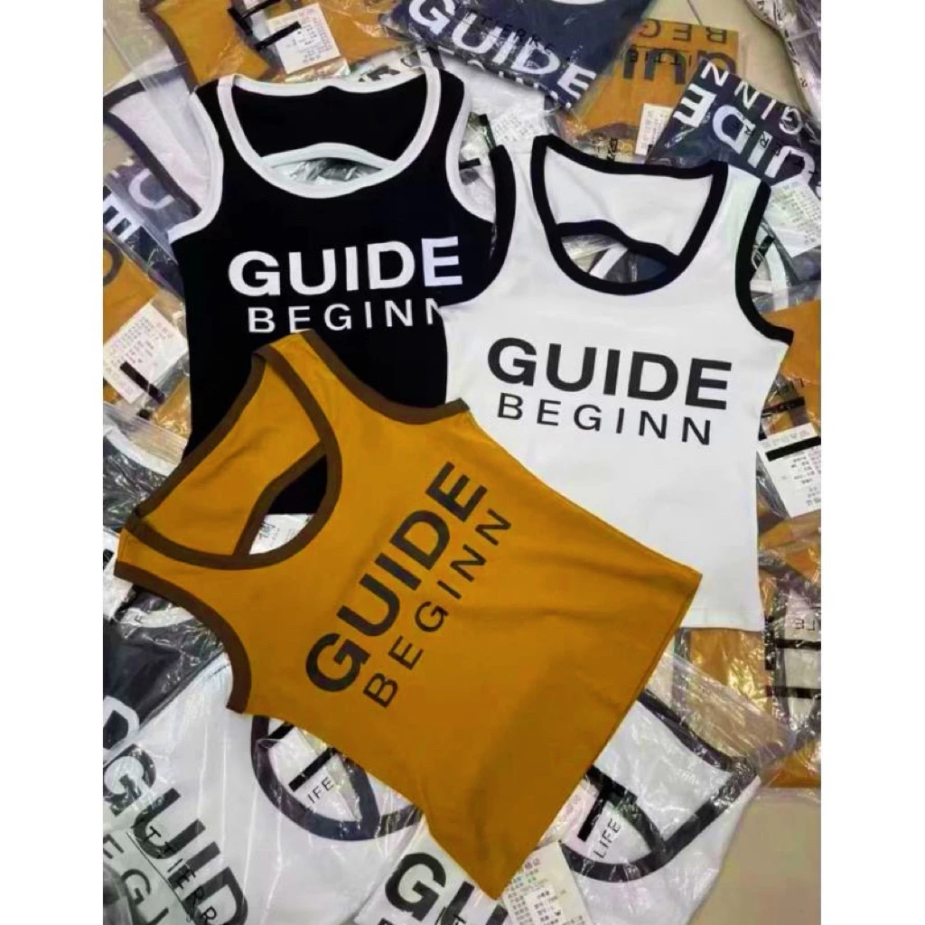 2025春夏季新款美背设计感字母修身显瘦百搭无袖吊带背心上衣女