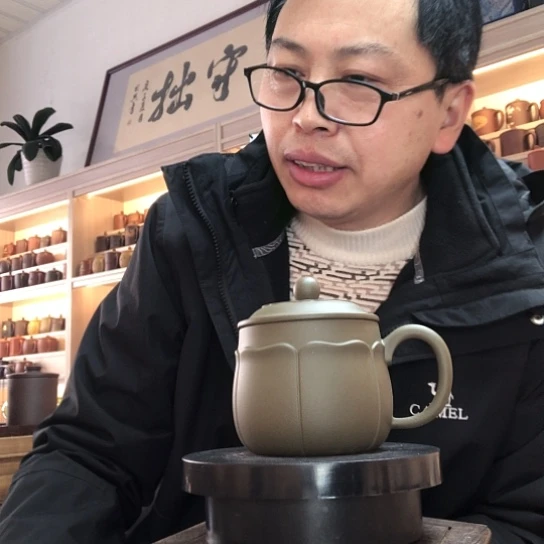 绿泥茶杯刘****溜莲子杯容量300