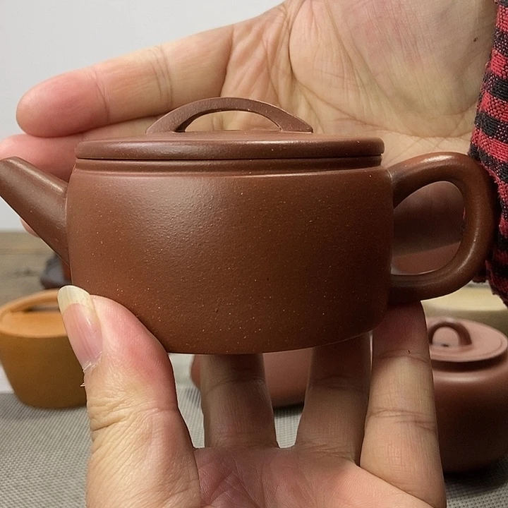 点***海紫砂茶壶大口汉瓦