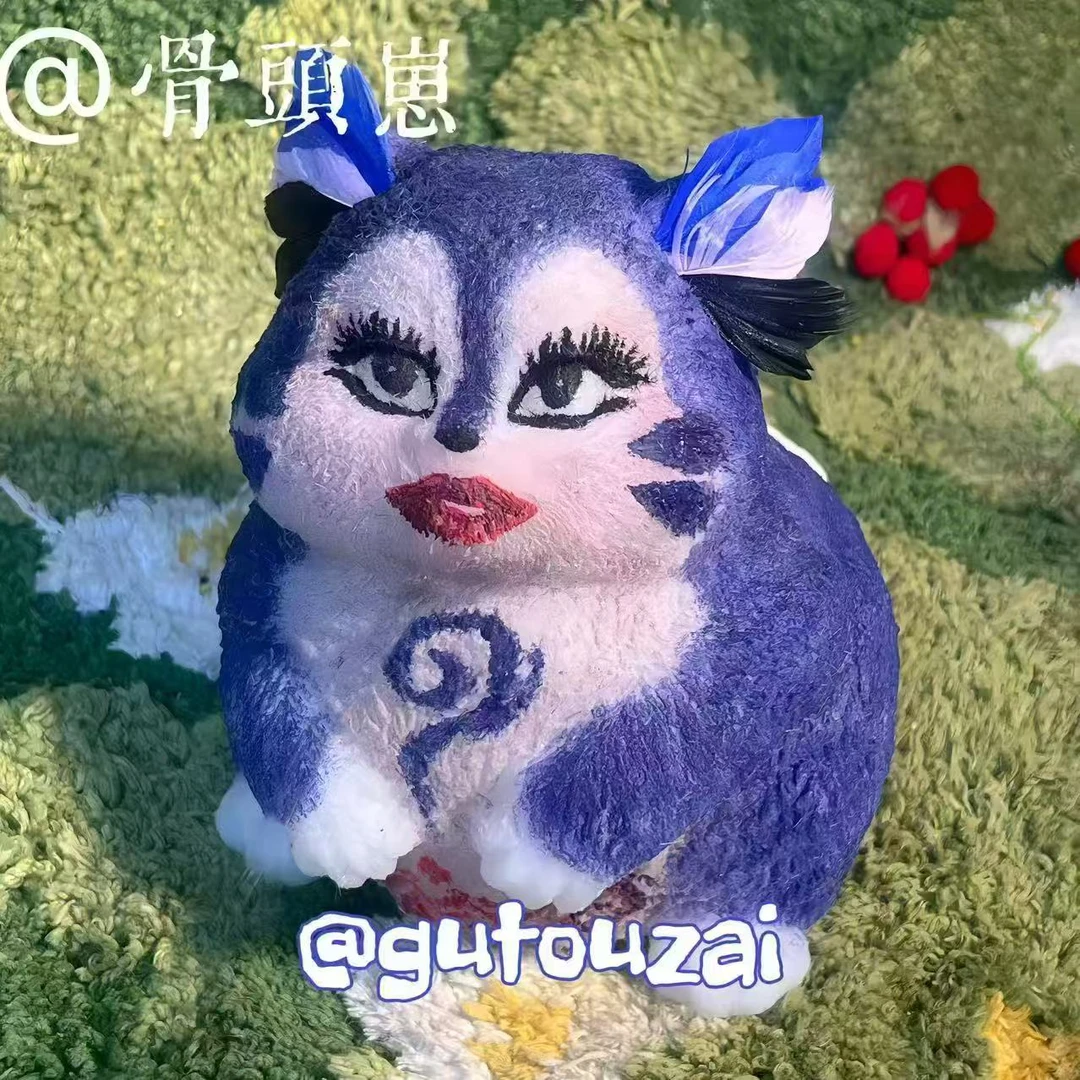 梦奇胖猫（骨头自制纯手绘捏捏）