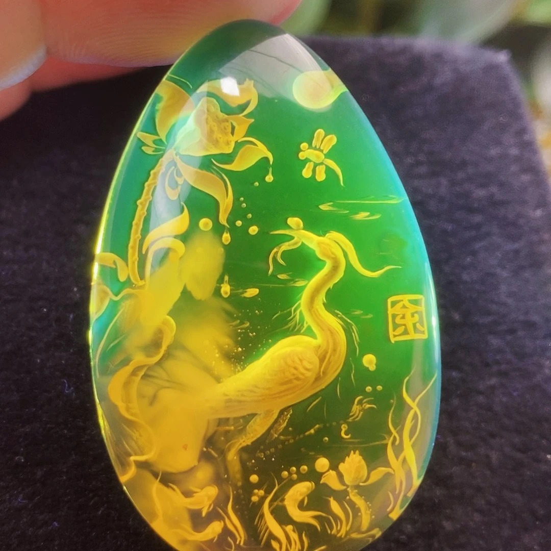 【闪购商品】金珀吊坠(不含链)未镶嵌