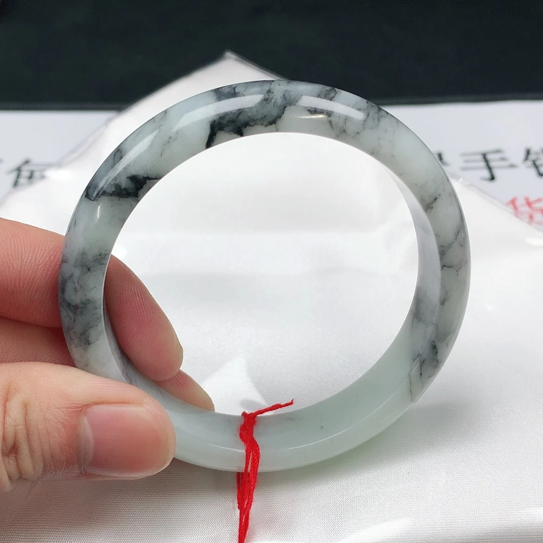 翡翠手镯未镶嵌圈57