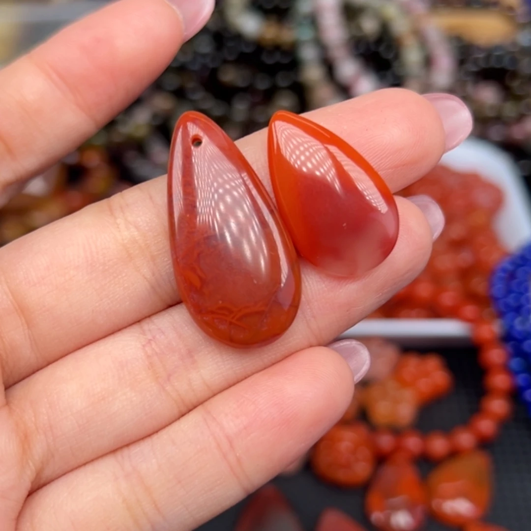 南红玛瑙未镶嵌吊坠(不含链)