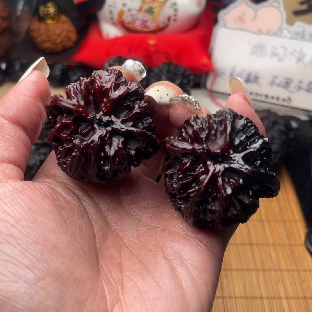 吊坠文玩核桃彩苹果