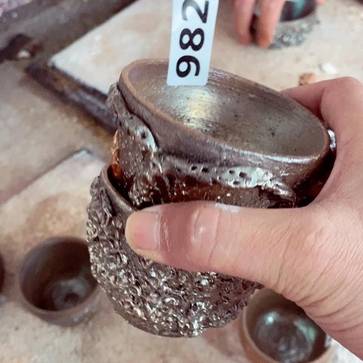 柴烧茶具陶瓷杯子