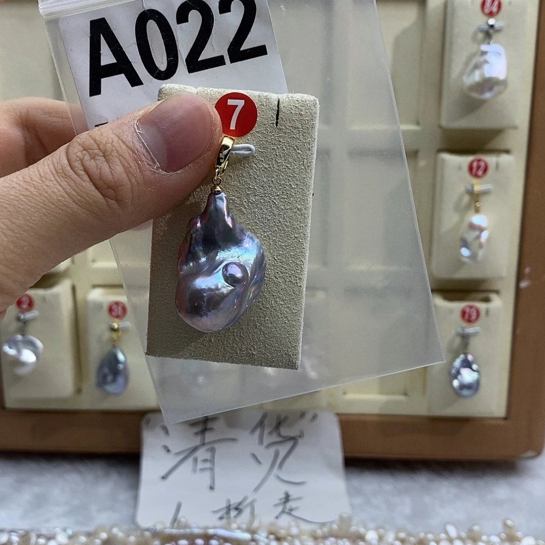 淡水珍珠颈饰银S925镶嵌