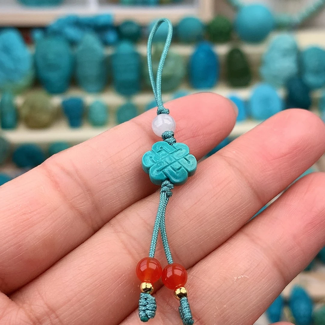 未镶嵌绿松石珠宝奇石