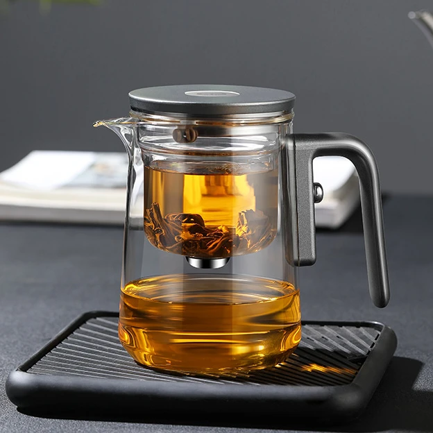 茶方圆茶水分离飘逸杯过滤茶具泡茶专用冲茶器高硼硅耐热家用茶杯