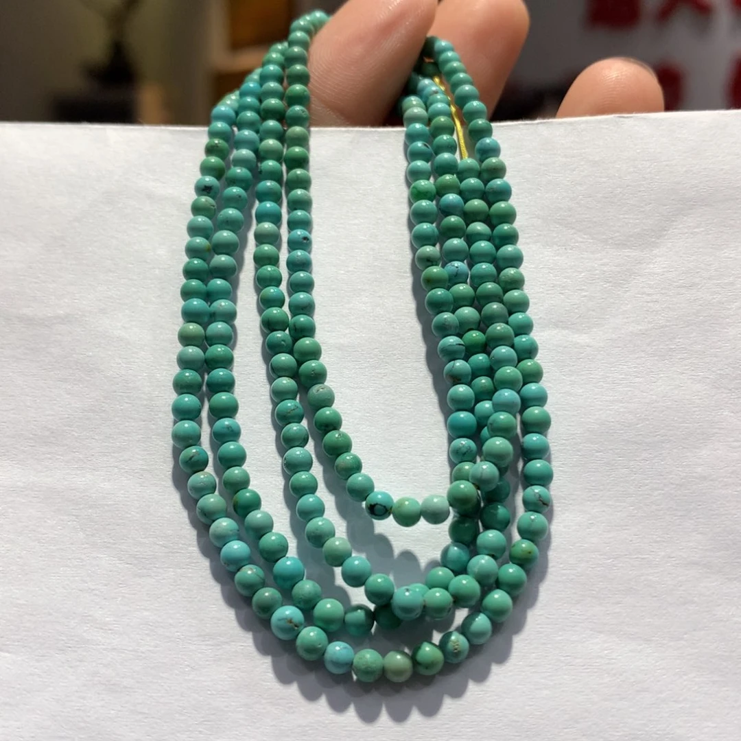 未镶嵌绿松石长链