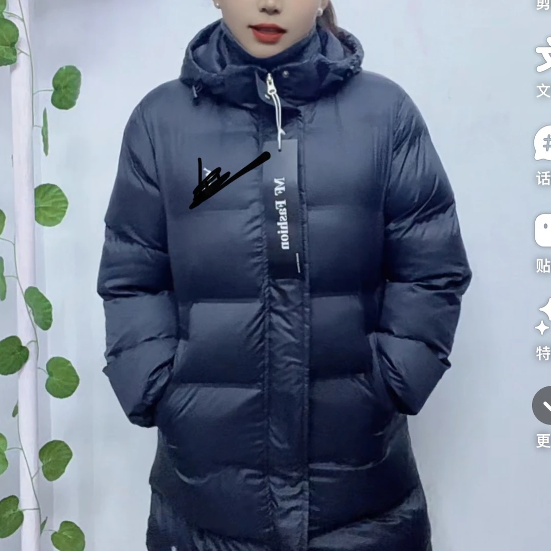 新款时尚外套中长款女款棉服