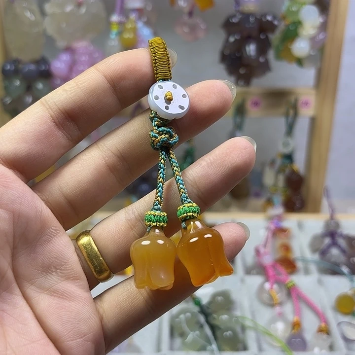 钥匙福利铃兰花尊贵黄