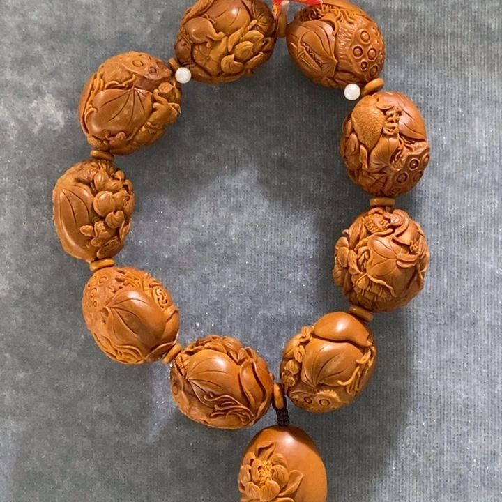 橄榄核手串/手链周泉兴一鹭连科手串