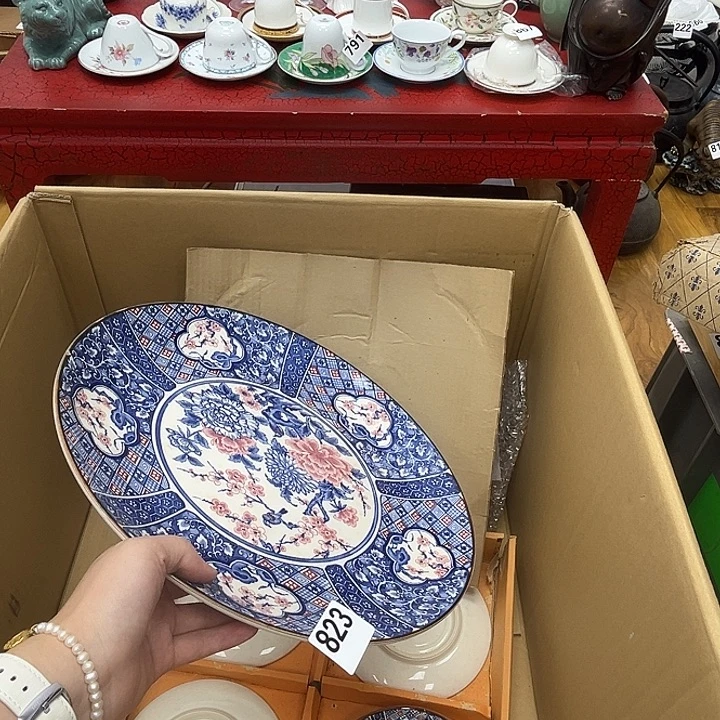 瓷片呀工艺品摆件瓷器摆件正能量