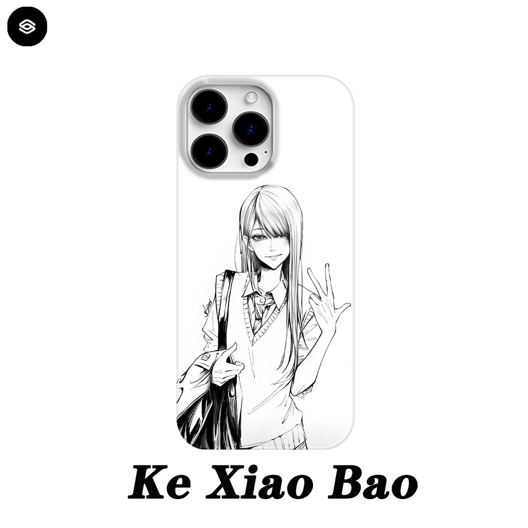 冷酷少女适用苹果16promax手机壳个性15pro小众14pro创意13/12/11