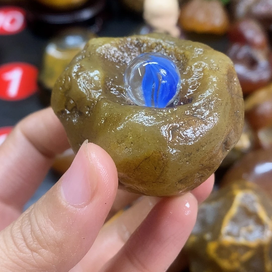 玛瑙/玉髓未镶嵌手把件