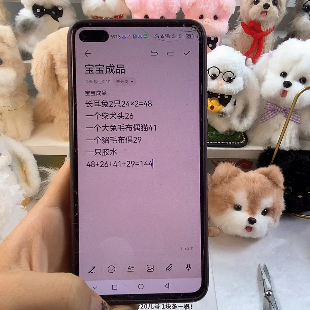 宝宝看图发货成品5只