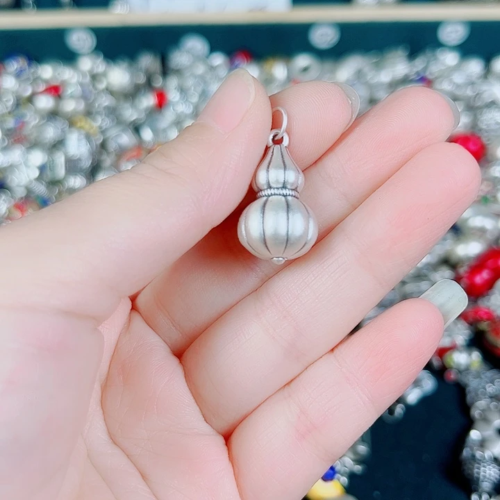 珐琅足银足银999葫芦