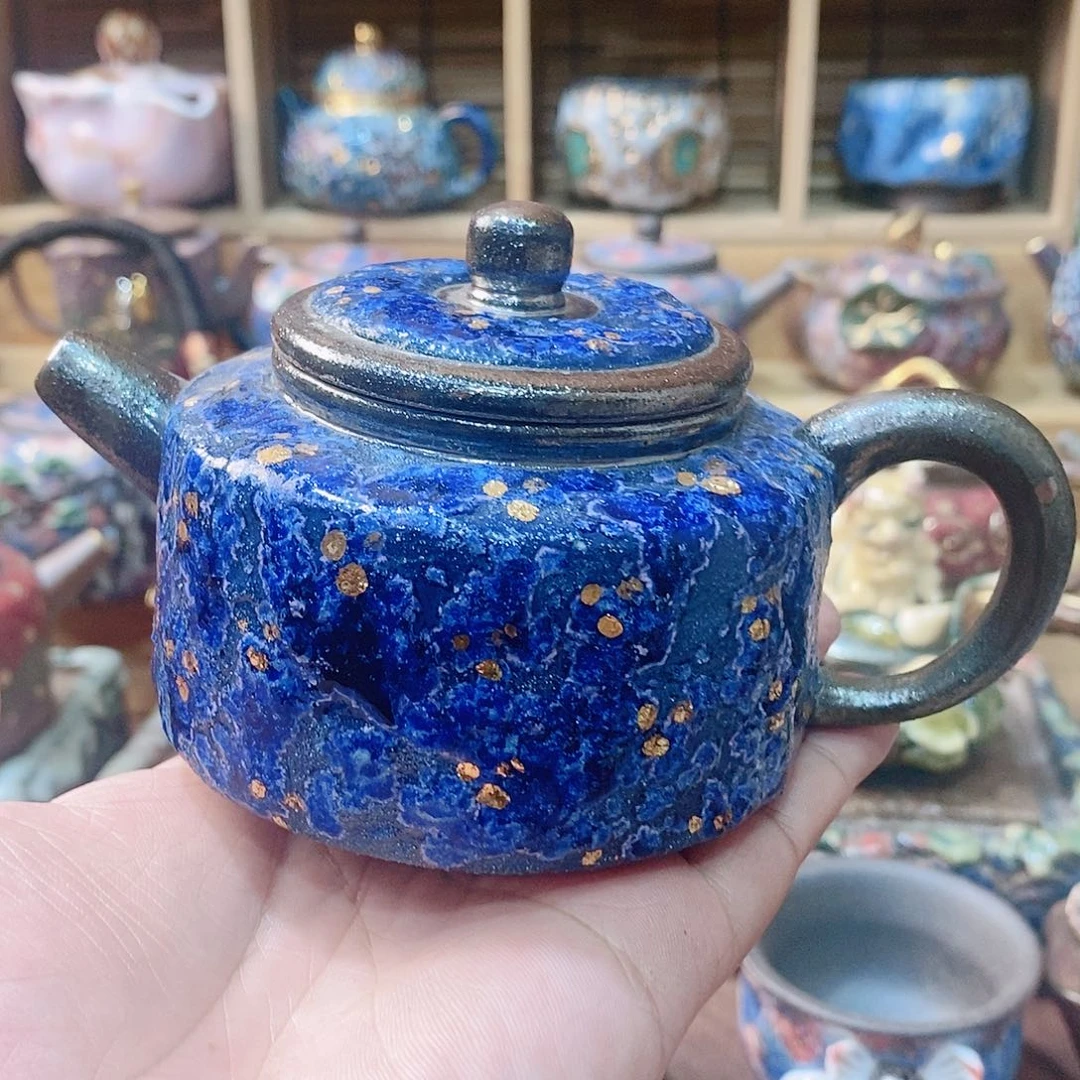 粗陶志野柴烧茶器