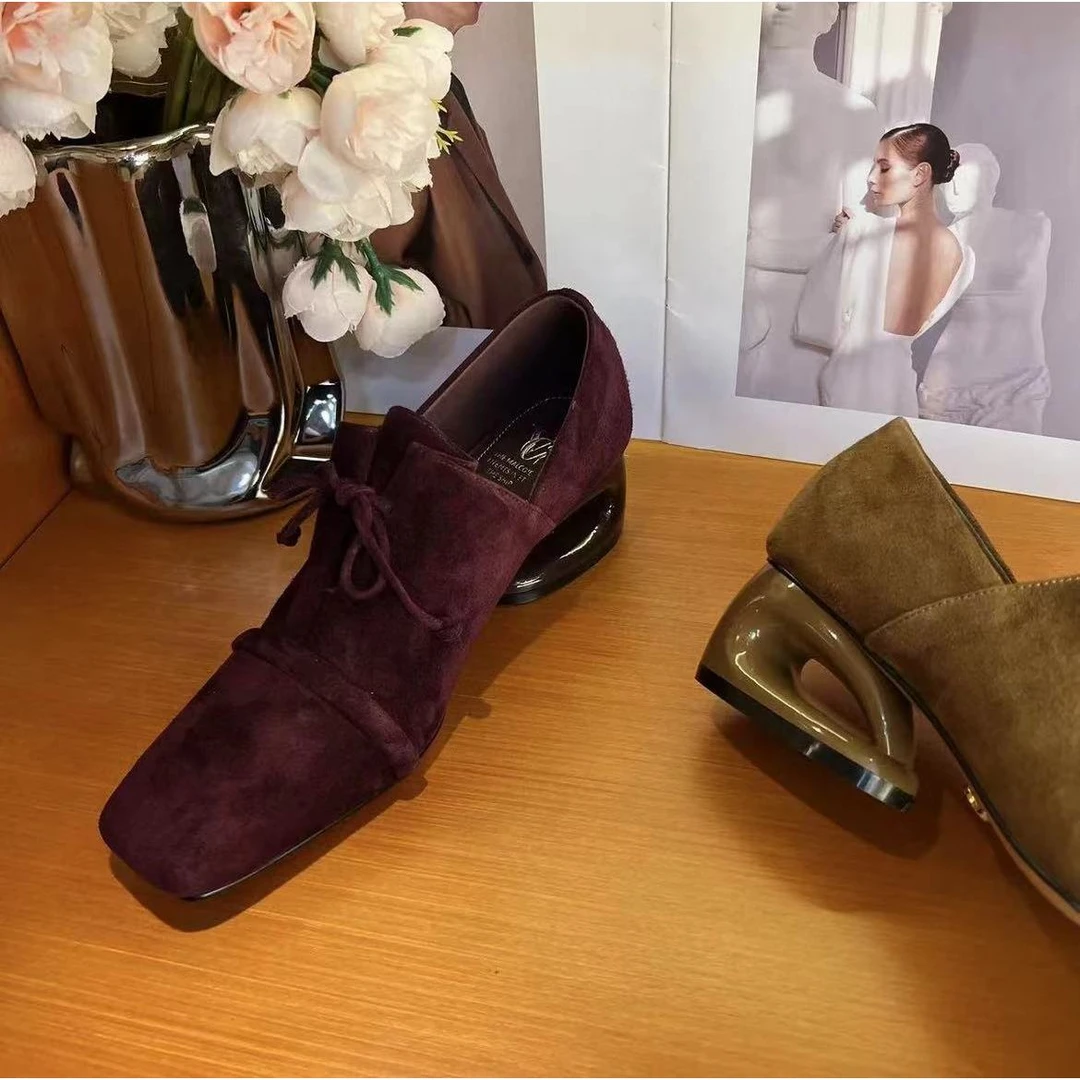 DJ时尚单鞋-A3532红色