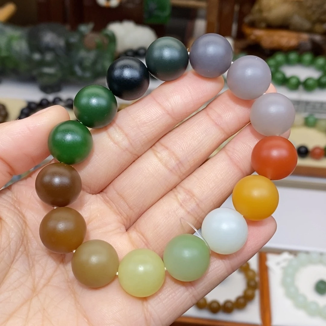 和田玉手串未镶嵌S***t