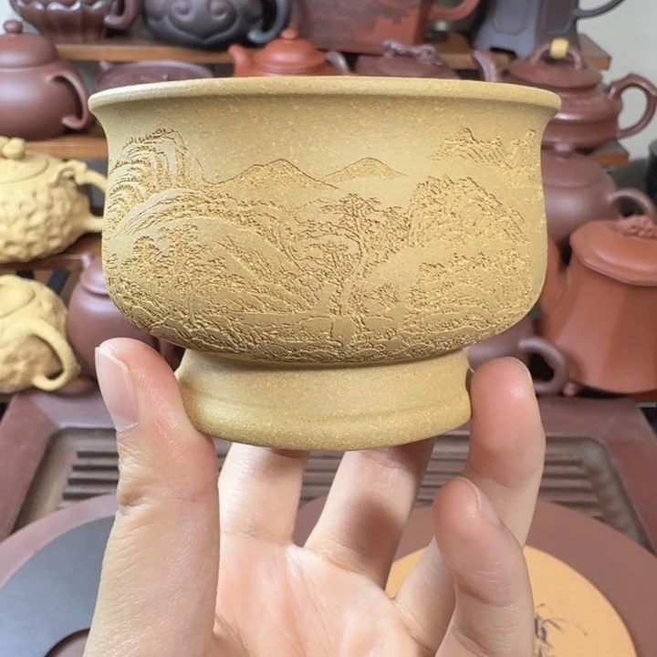 原矿黄金段泥主人杯100cc