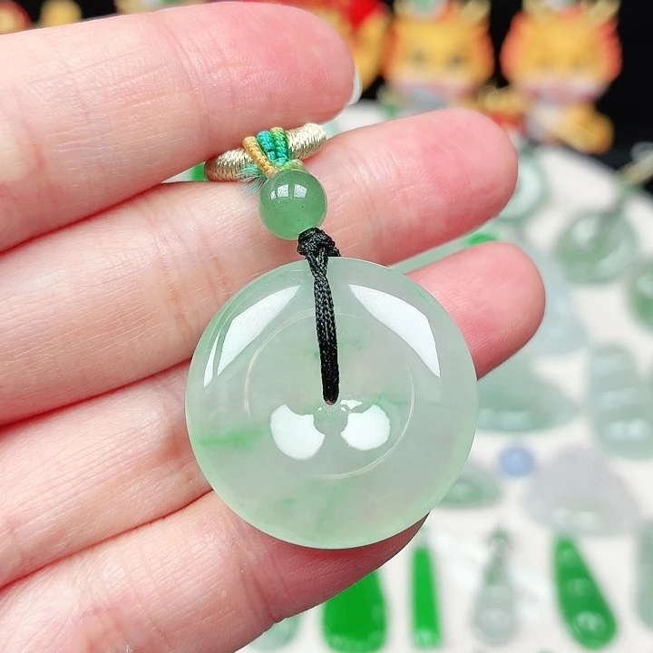 颈饰未镶嵌翡翠缅甸天然A货翡翠