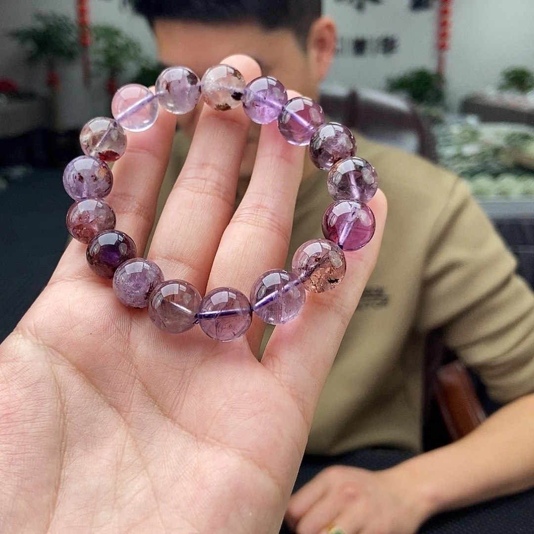 紫晶颜色多样性发拍一发一未镶嵌