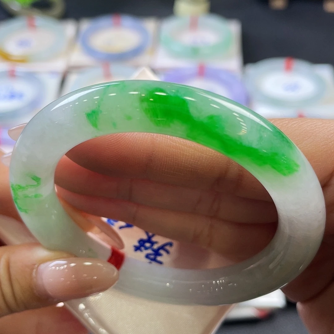 未镶嵌手镯翡翠14号53.8强推