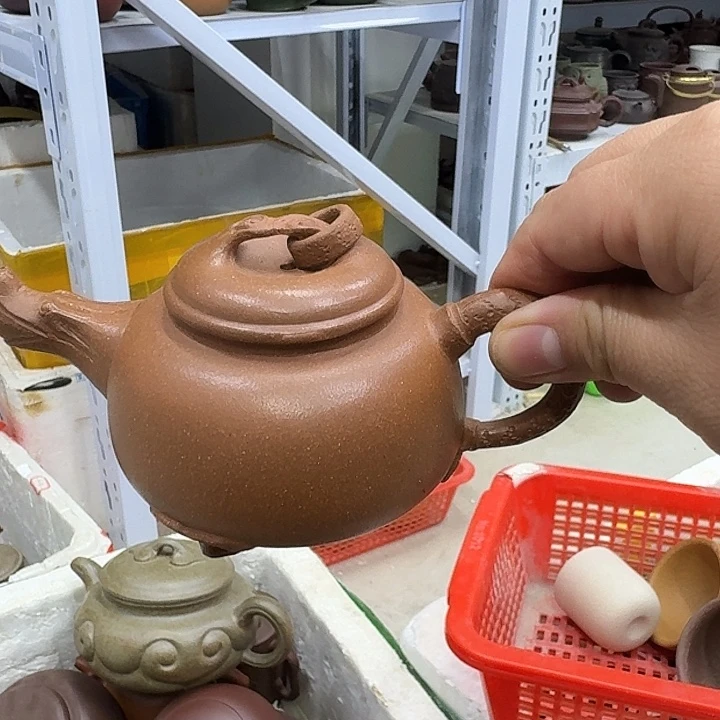 茶壶紫砂宜兴紫砂壶瑕疵处理