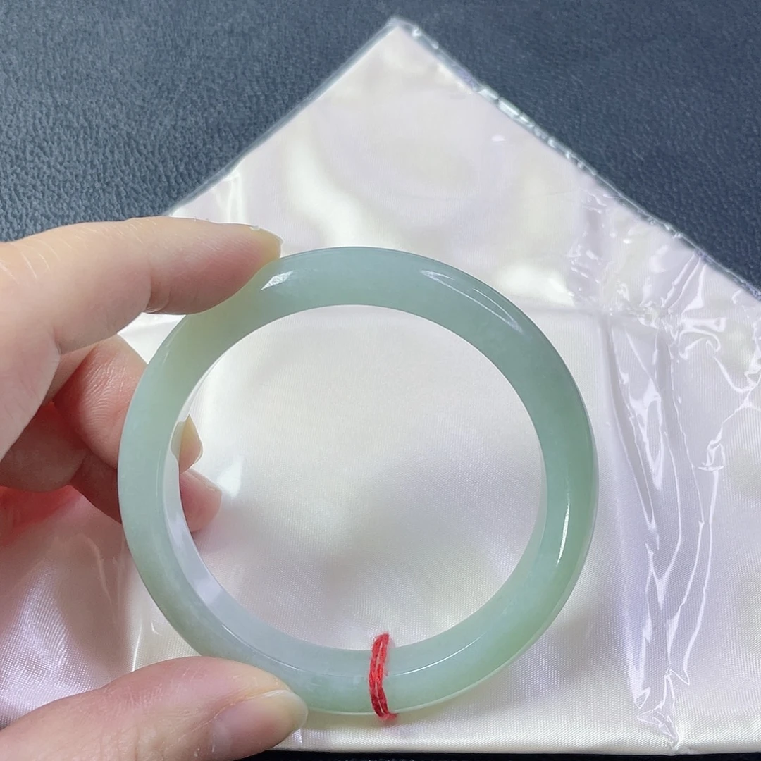翡翠未镶嵌手镯天然翡翠手镯57.8