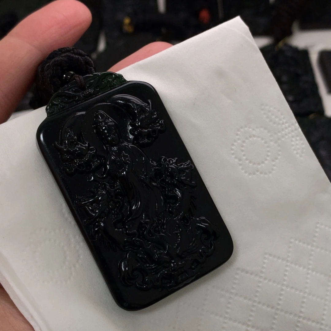 天然a货钢琴黑挂件