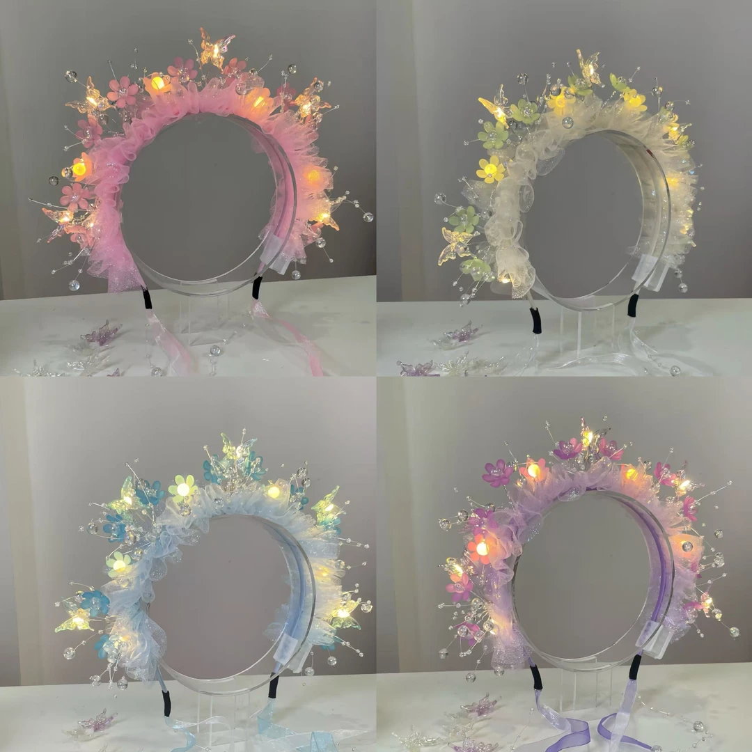 【班班精选】梦幻簪花仙子发箍精美发箍发饰手工diy制作材料