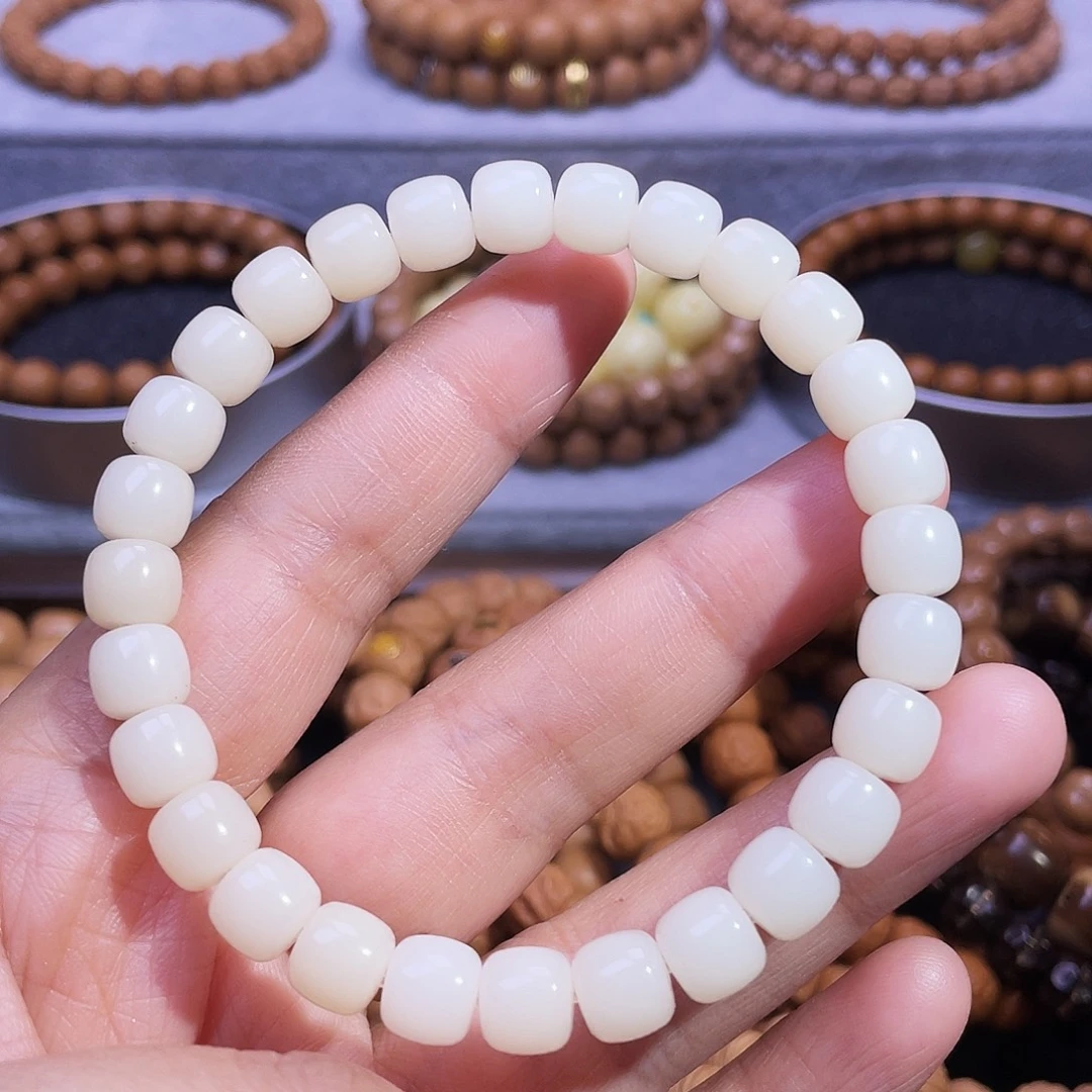 ***ㅤ吊坠猴头核桃白玉菩提8mm全品