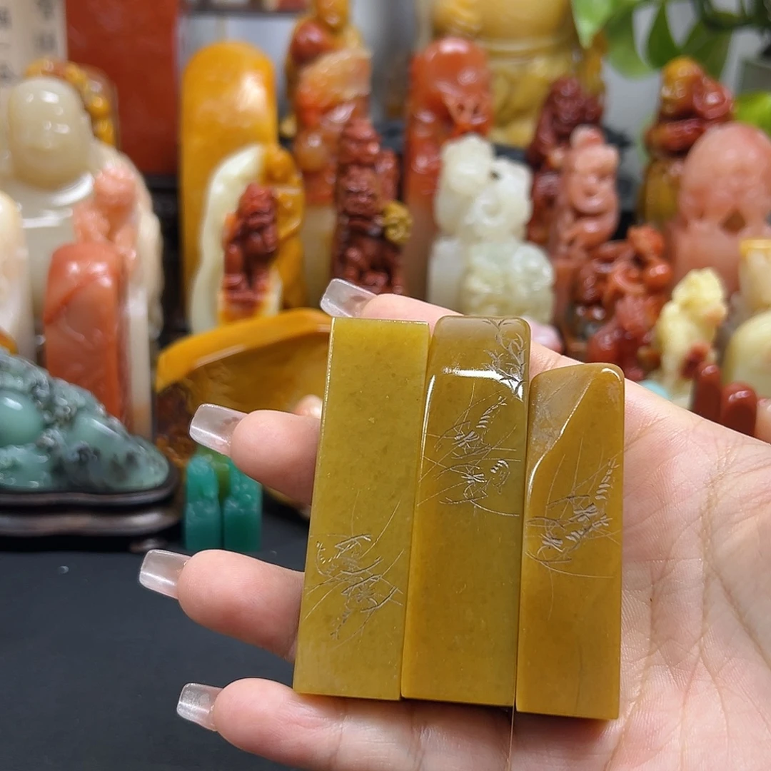 印石寿山石印章雕刻工艺