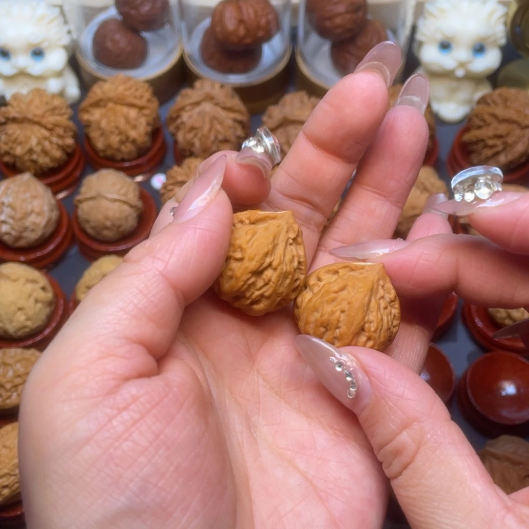 文玩核桃把件小笼包