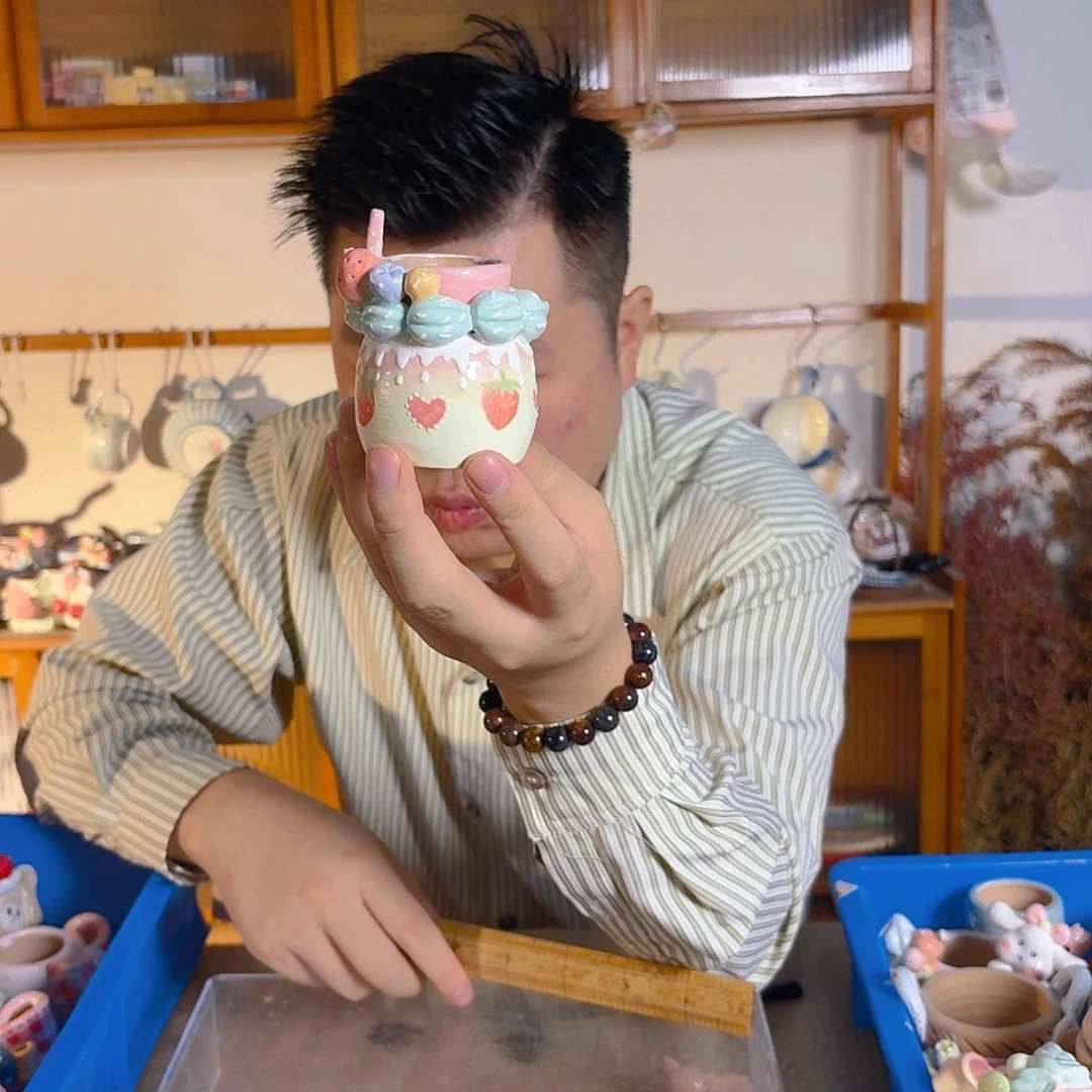 老梧家的手工多肉花盆