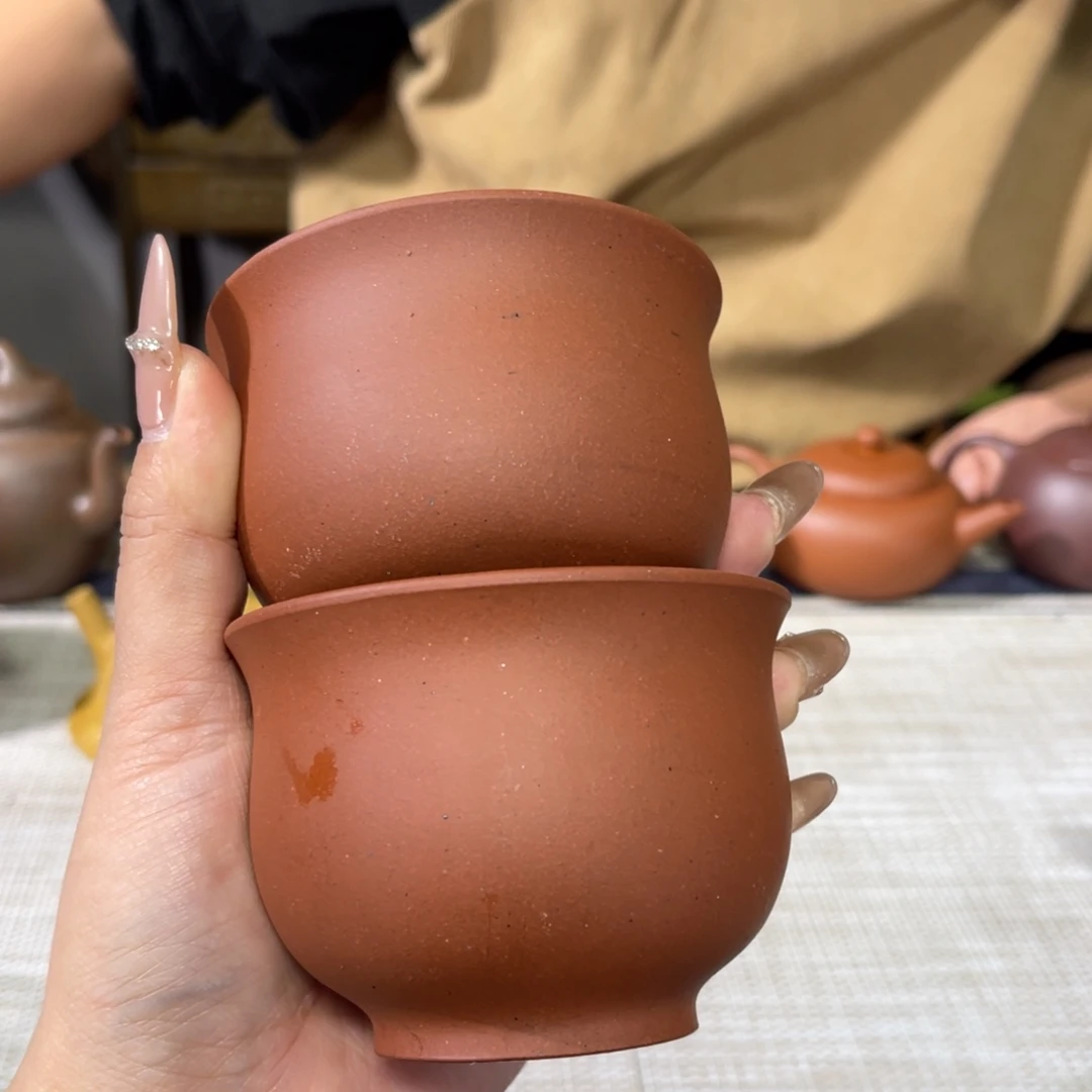 茶杯紫砂宜兴原矿紫砂精品手工