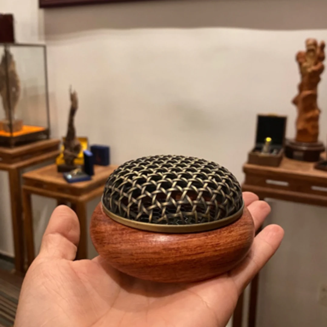 酸枝木 现代香炉