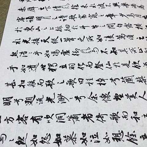 扇子赤壁赋行书作品
