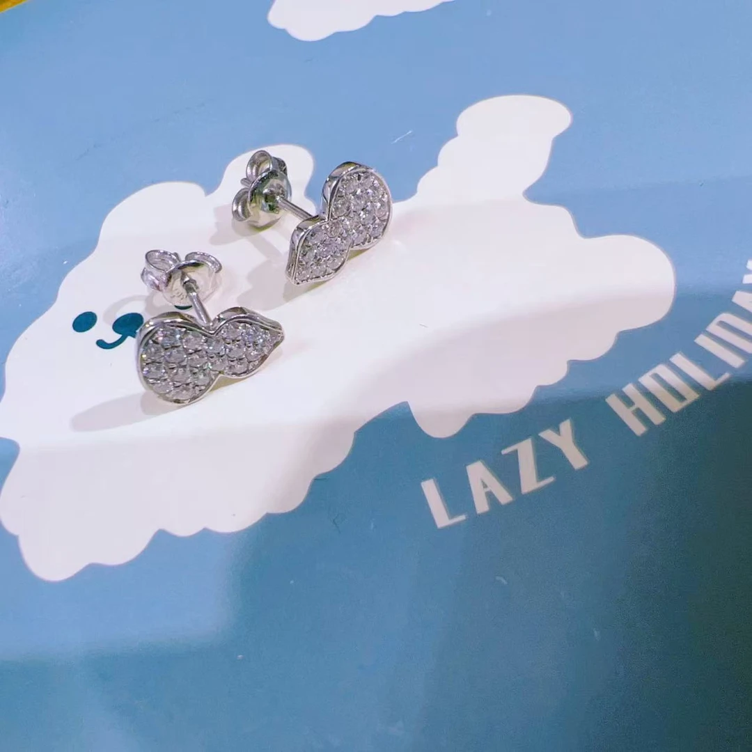 铂金Pt950耳饰   2.28克