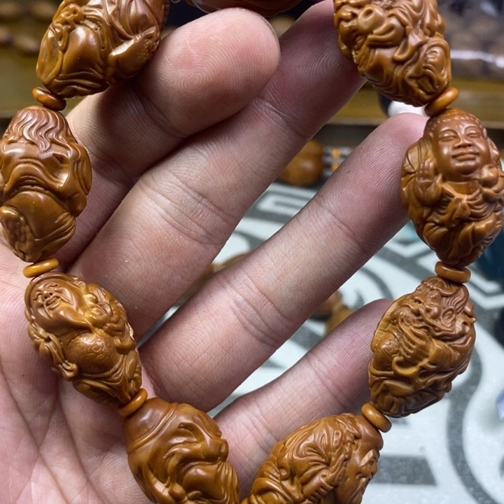 橄榄核手串/手链橄榄核雕工艺手串