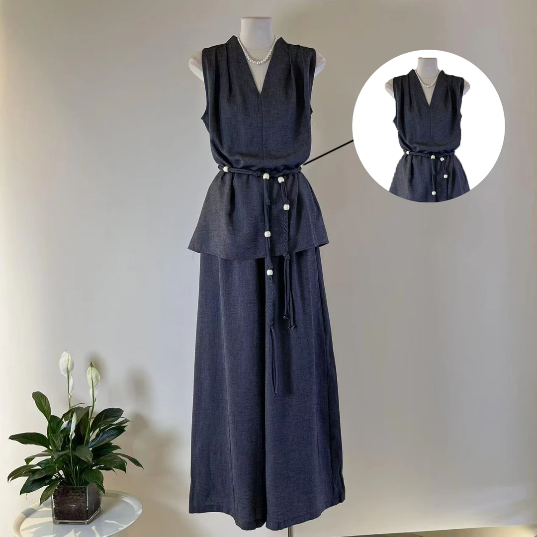 李园家2号店-H806-老钱风时尚复古马甲