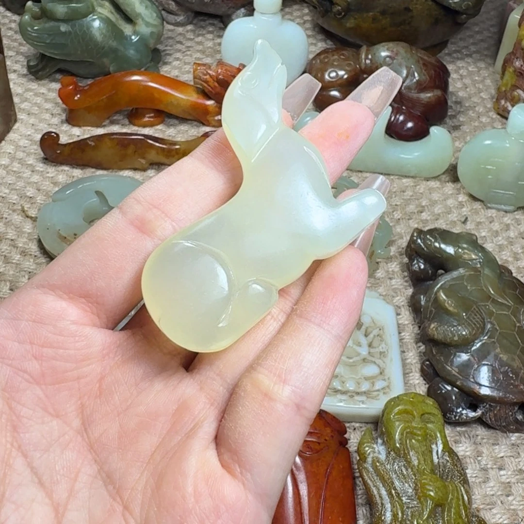 白玉菩提吊坠挂件