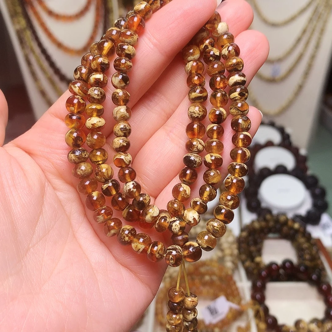 o***e琥珀未镶嵌裸石6/瓷白溶洞-